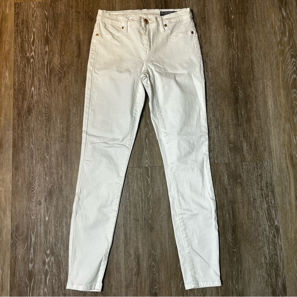 Blank NYC White Mercer Jeans Women’s Size 26 Stretch Comfort Skinny 28” Inseam